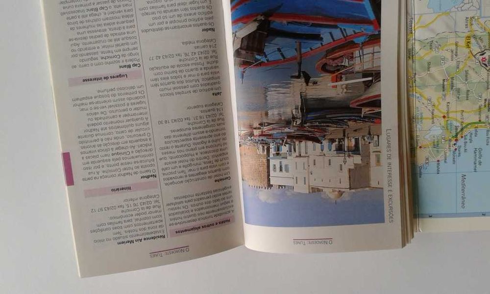 Livros Turismo: Paris, Tunísia, Santiago, Toulouse