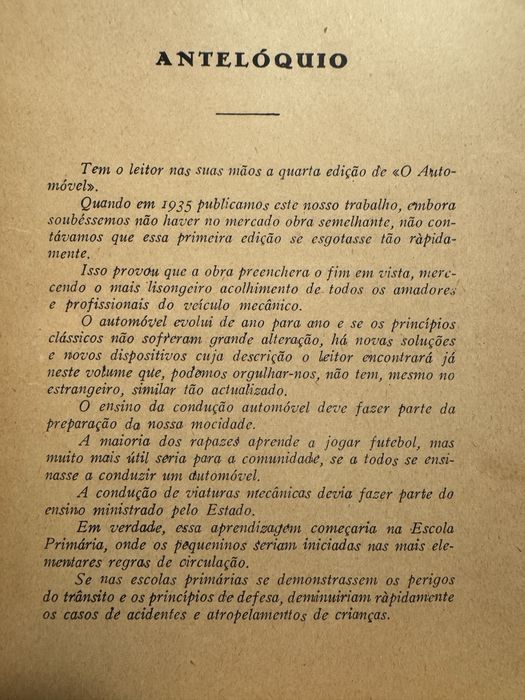 O Automóvel, como é feito, como funciona de J. Vasconcelos