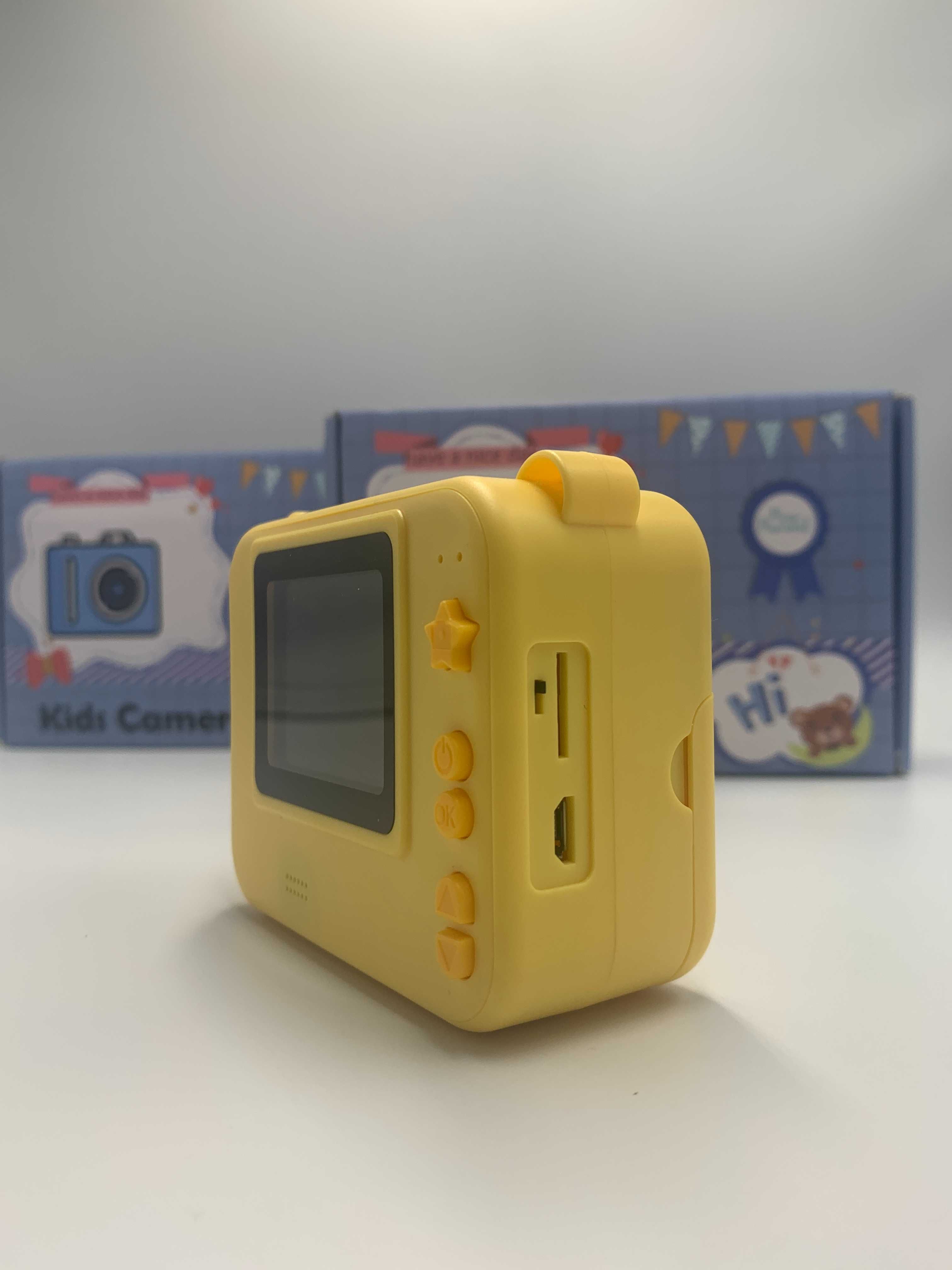 Дитяча фотокамера миттєвого друку фотоапарат з іграми (різні кольори)
