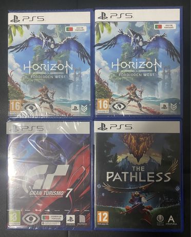 Vendo/Troco Jogos PS5 Playstation 5 Horizon, Gran Turismo 7, Pathless
