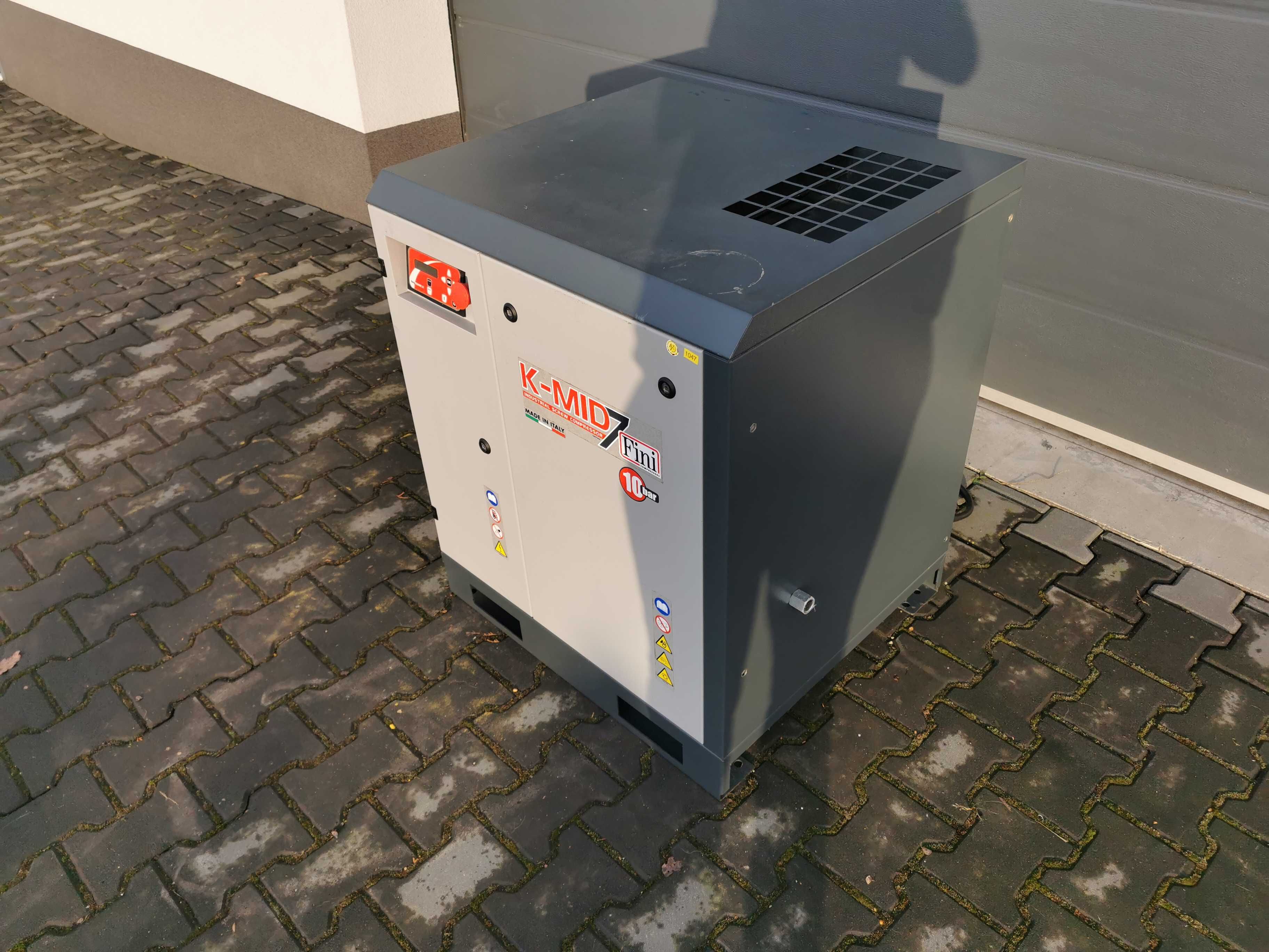 Sprężarka śrubowa 5.5kw FINI K-MID 7 kompresor śrubowy 700L/min 10 BAR