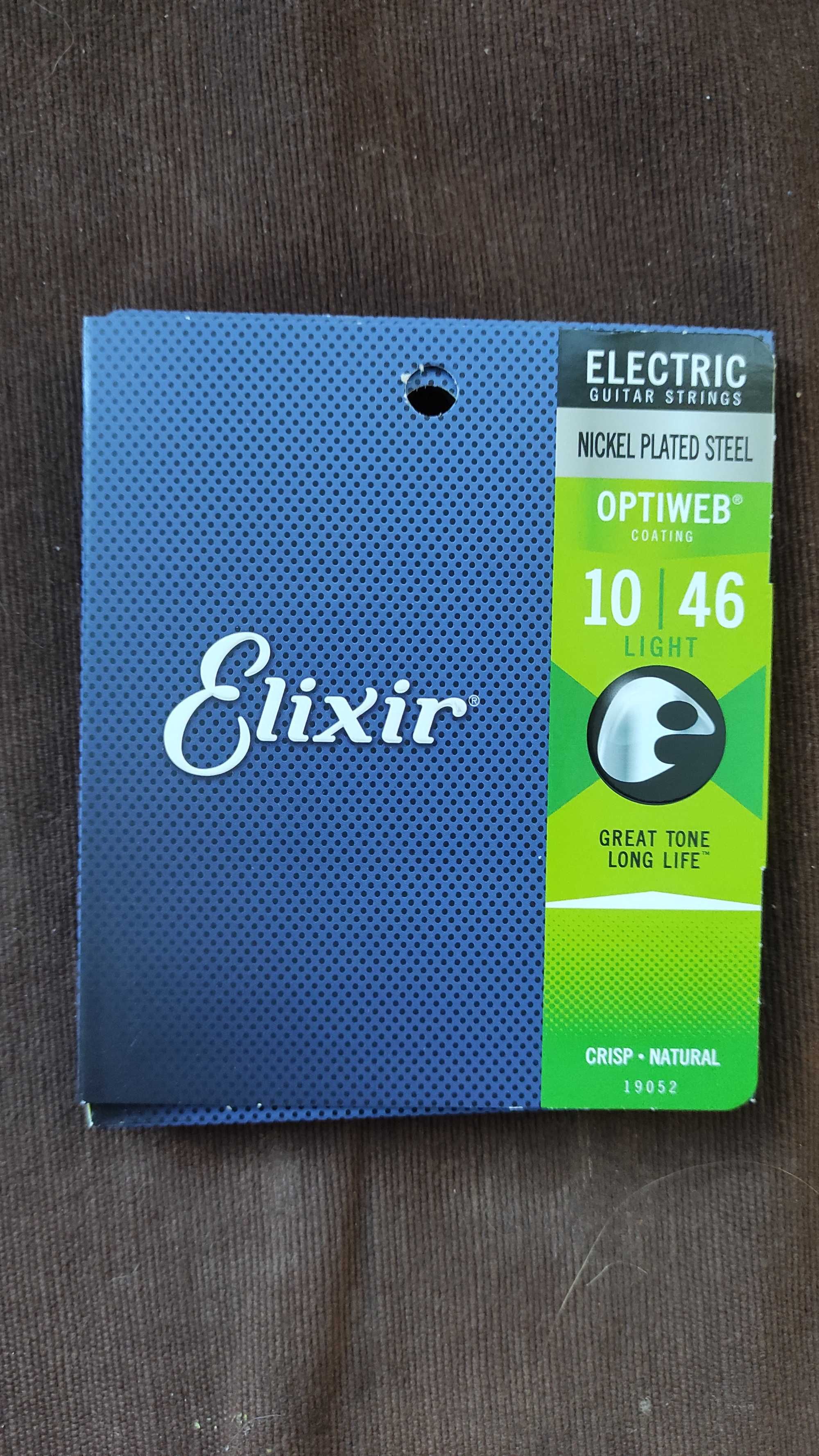 Струни гітарні Elixir Optiweb Electric Nickel Plated Steel 10-46