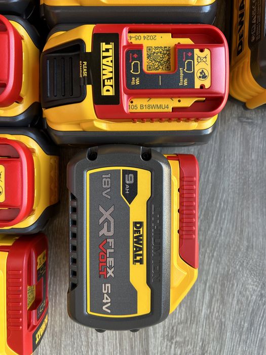 Акумулятор батарея DeWalt DCB 546, 548 flexvolt 6ah  12ah 2025 рік