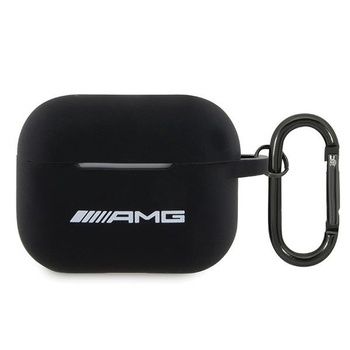 Oryginalne Etui AMG Silicone White Logo AMAP2RBK do AirPods Pro 2