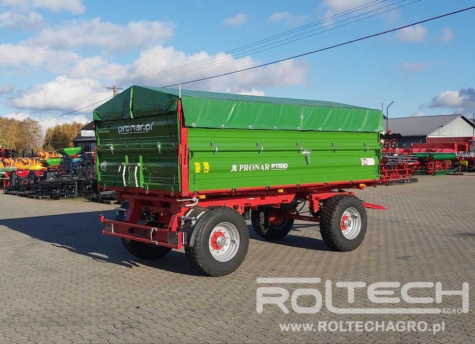 Przyczepa PRONAR PT610 PT510 10t PT612 PT512 12t T680 PLANDEKA GRATIS
