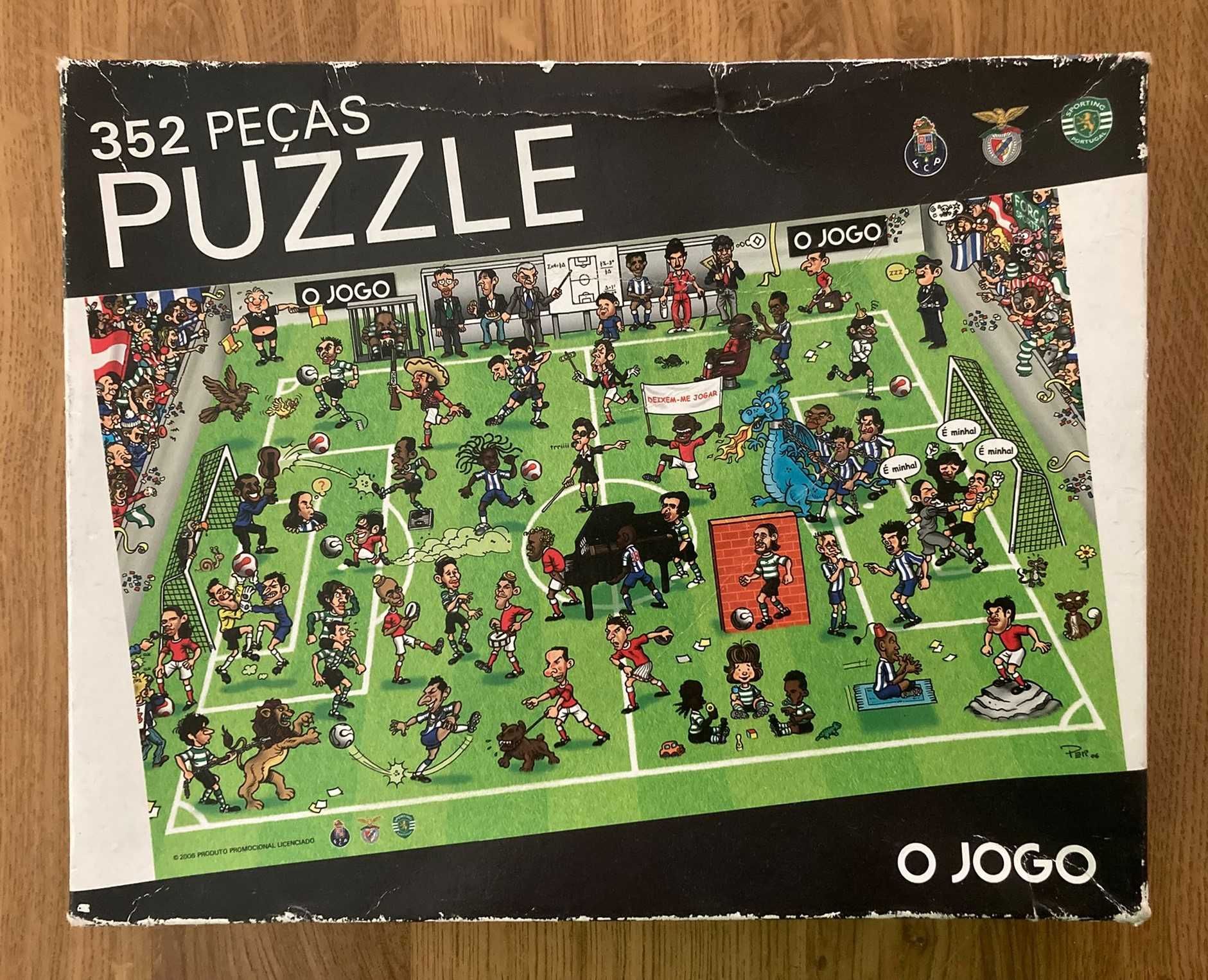 Puzzle de Futebol O Jogo 352 Peças [incompleto]