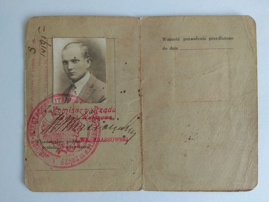 Prawo jazdy z 1929 r.