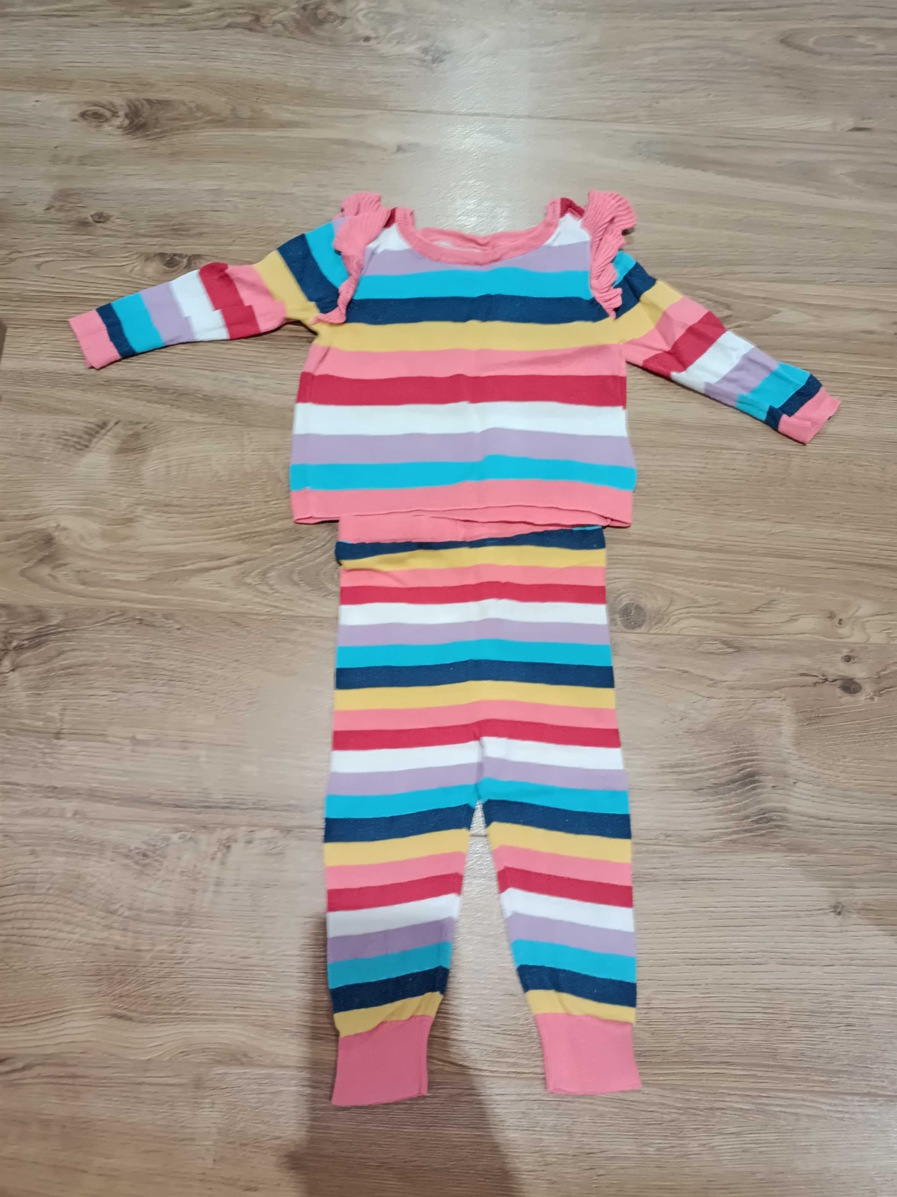 Dres, komplet dzianinowy, GAP 80, kolorowy, stan bardzo dobry