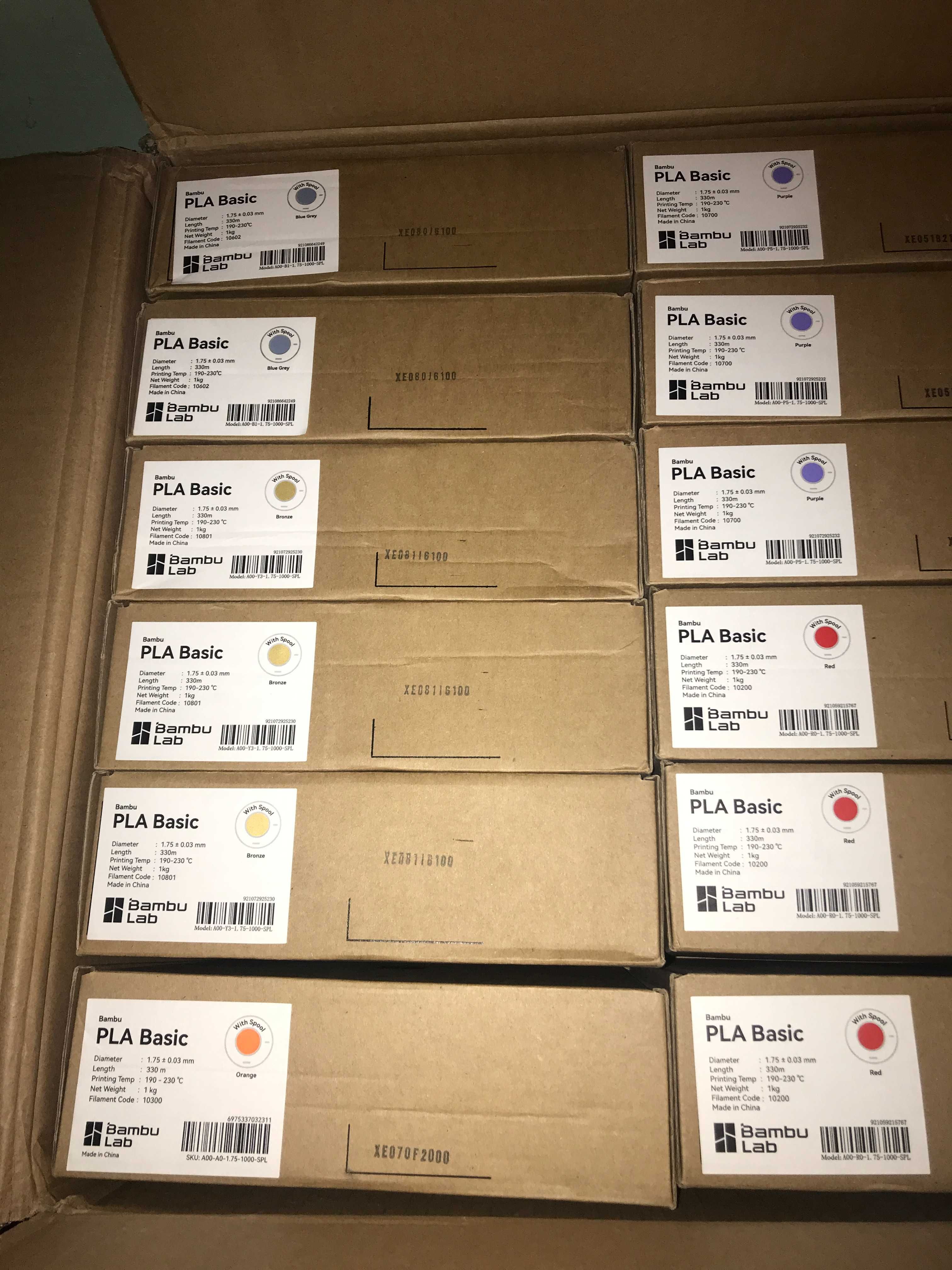 Bambu Lab PLA Basic з котушкою
