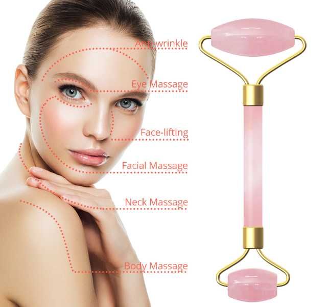 Quartzo Rosa - Massagem Facial - NOVO