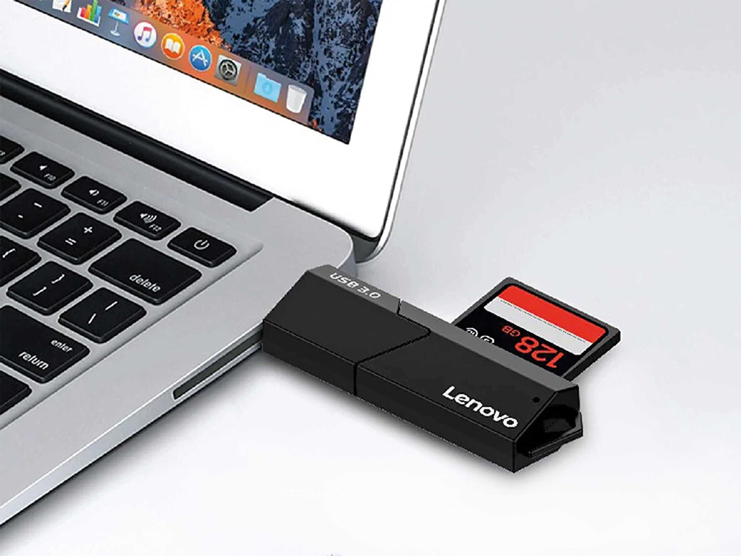 Leitor de cartões Lenovo USB 3.0 para micro SD SDXC TF