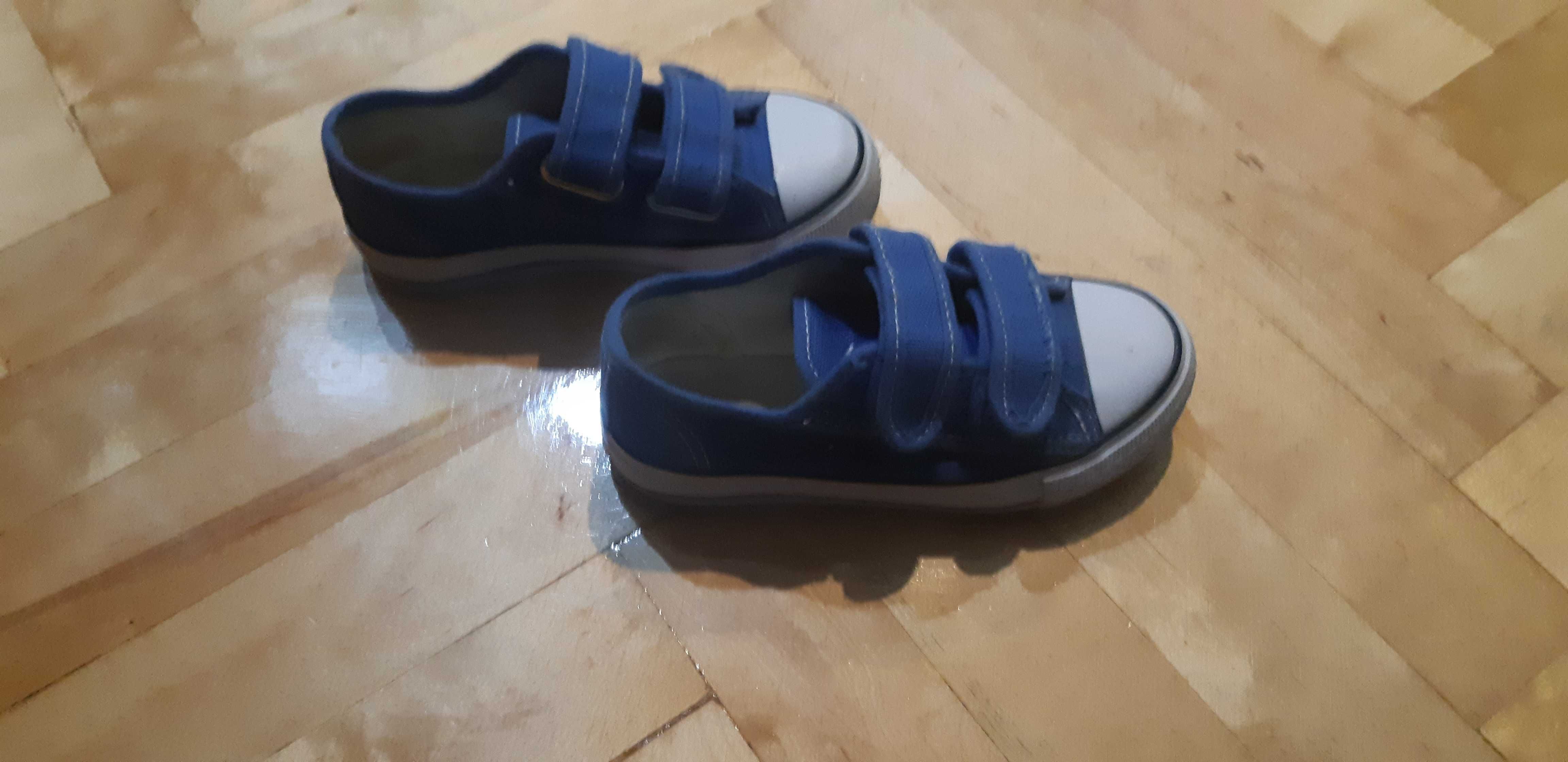 buty chłopięce trampki niebieskie rozmiar 25