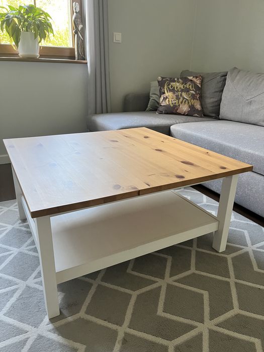 Stół stolik kawowy Ikea Hemnes 90x90x46
