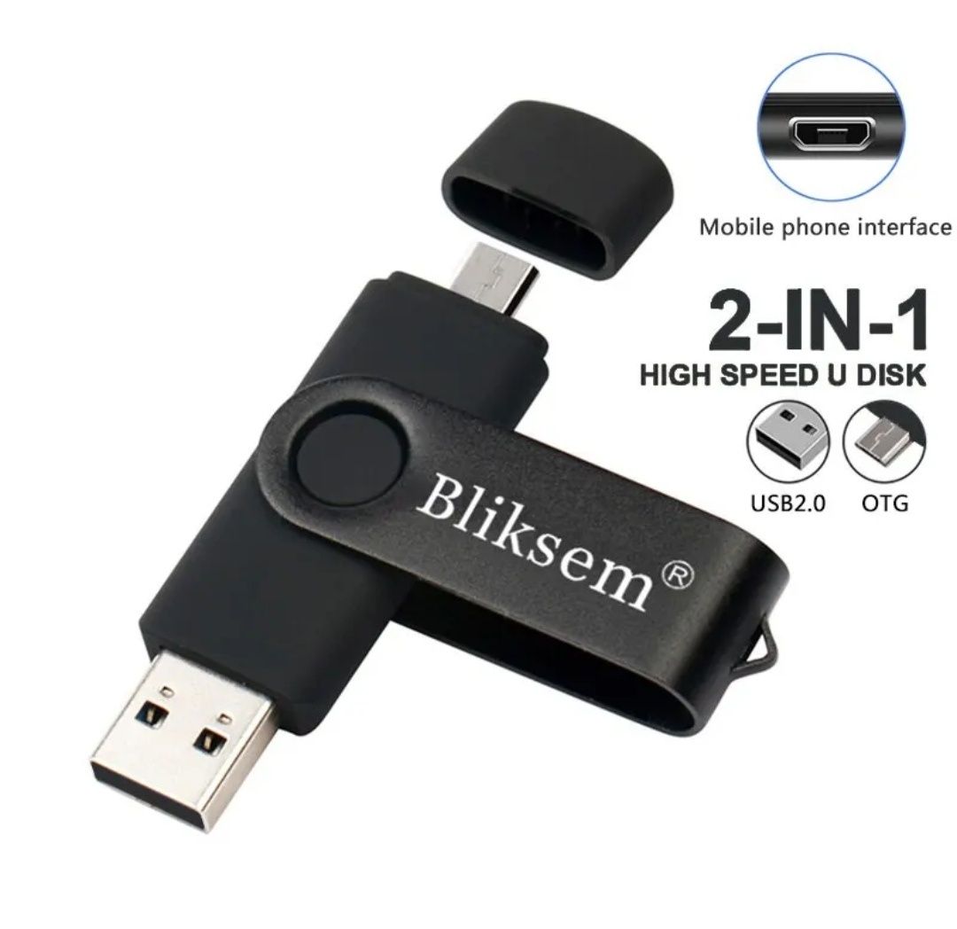 Bliksem Pendrive 64GB 4G 5G . Micro 5p USB I TYP C  do smartfona