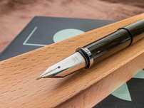 Lamy 86, OB + EF, pióro wieczne ze złotą stalówką 585, vintage