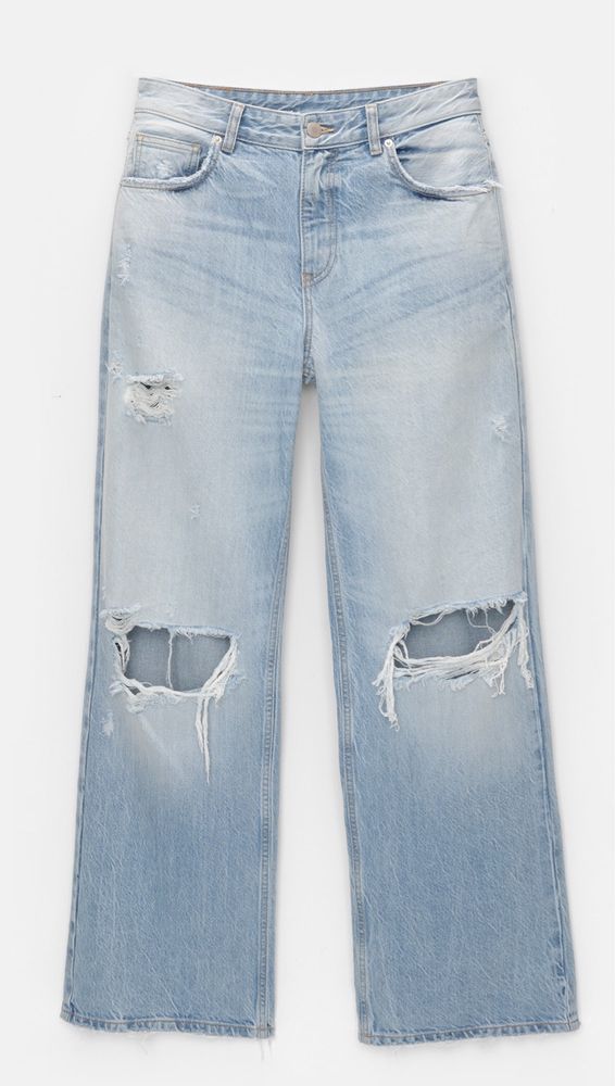 Джинси з потертостями Pull & Bear