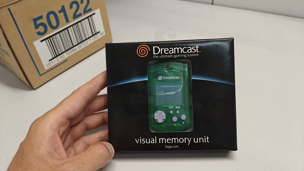 Nowa karta pamięci VMU zielona - Sega Dreamcast