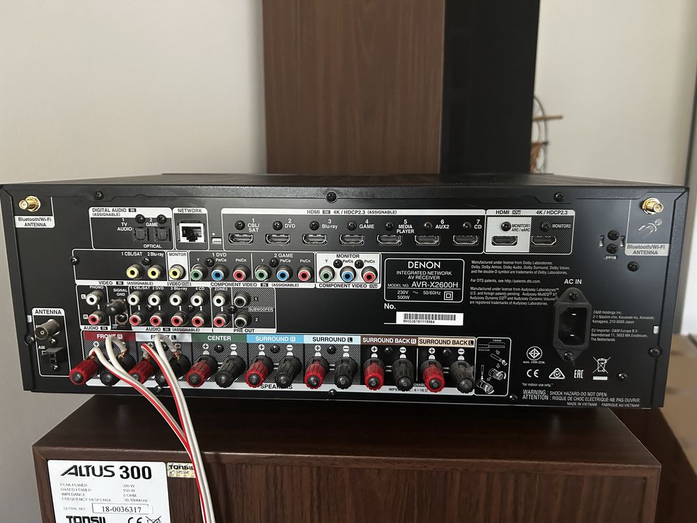 Altus 300 denon avr-x2600h