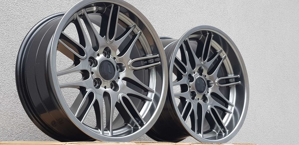 felgi 18 5x120 8/9,5J BMW M5 E39 STYLING 65 NOWE E38 E32 chrome shadow
