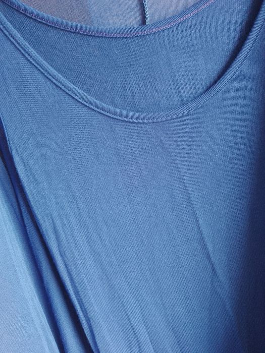 Bluzka WŁOSKA L XL chabrowa