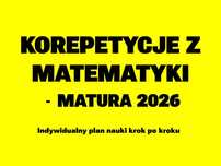 -> KOREPETYCJE MATEMATYKA | Matura 2026 | Darmowa Lekcja Próbna