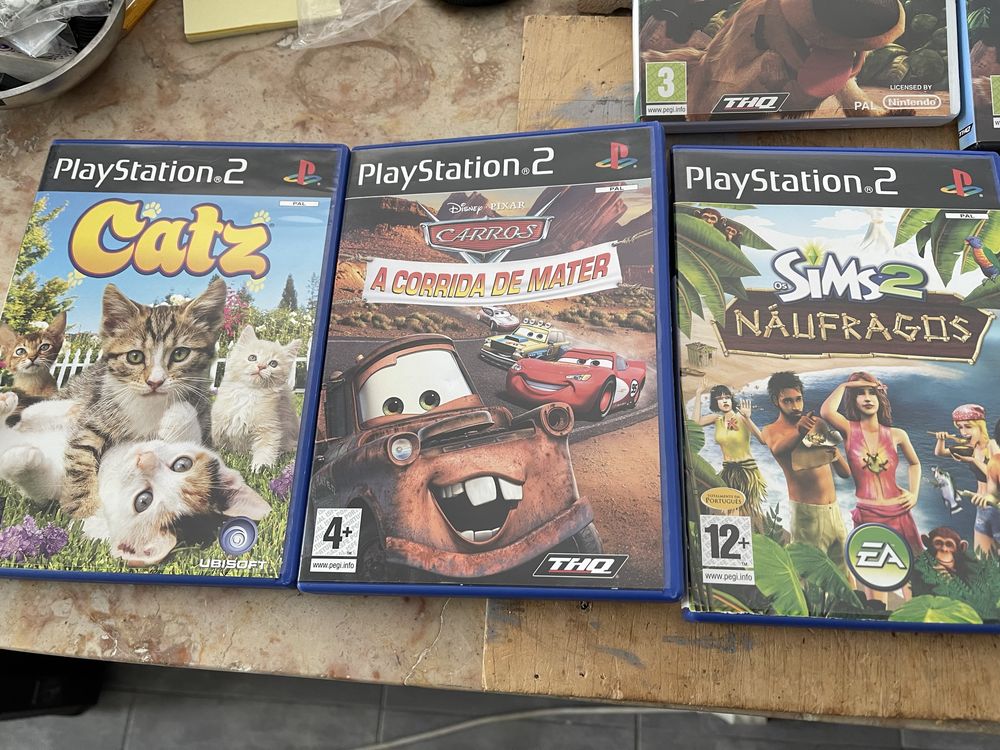 Jogos PlayStation 2 e Wii
