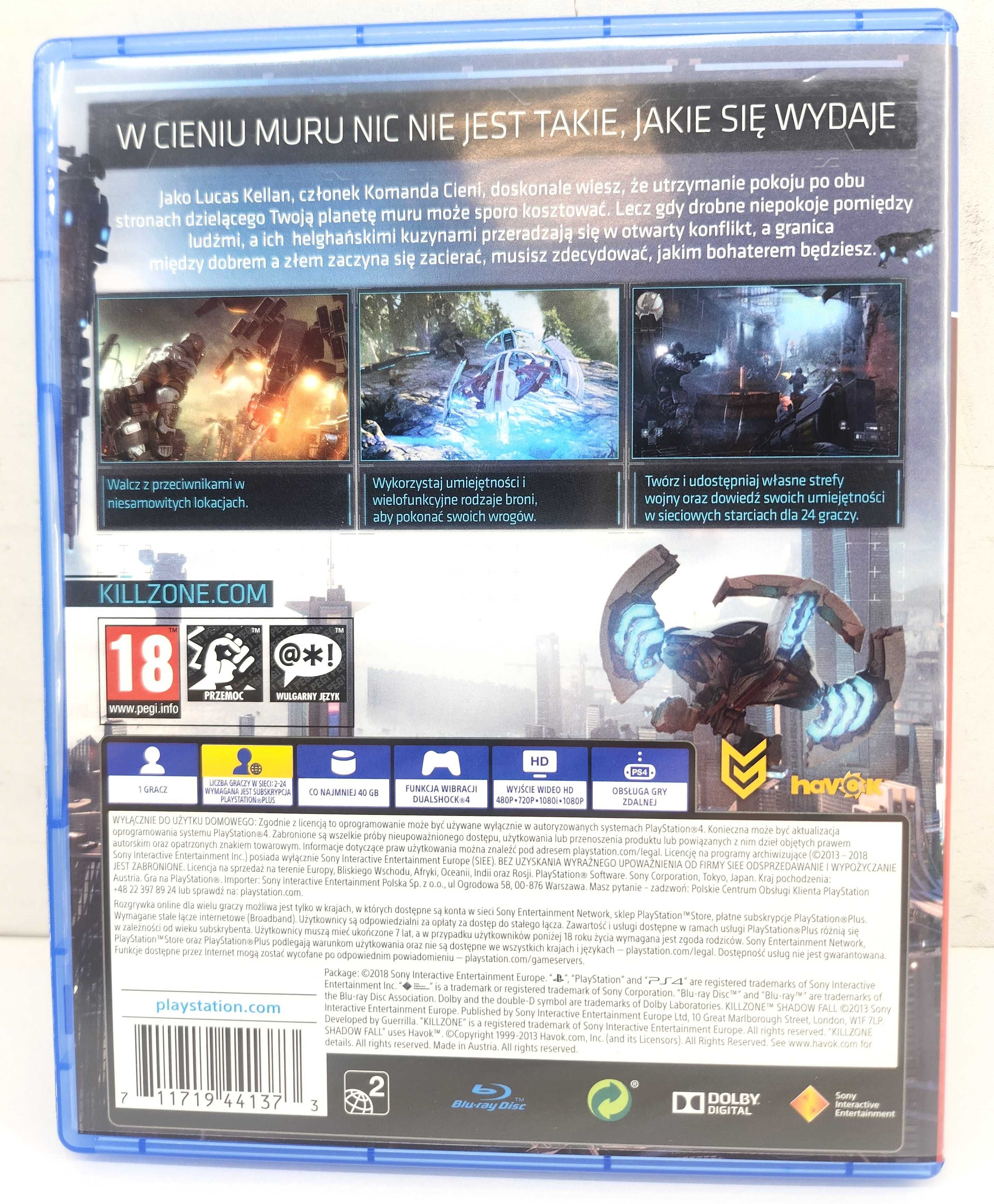 KILLZONE sharow fall  PS4