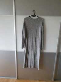 Zara Trafaluc sukienka dzianinowa szara S 36
