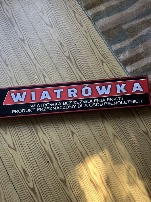 Pudelko do wiatrówki