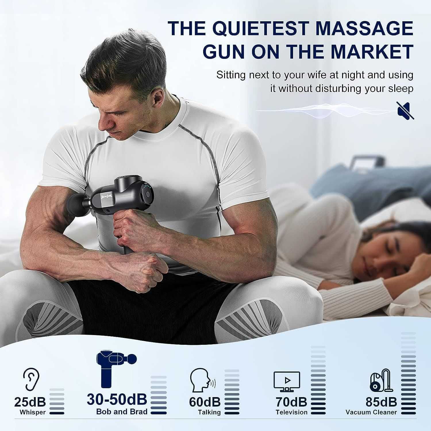 Pistolet do masażu Bob And Brad C2. Mocny masażer mięśni