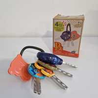 B. Toys - 4 teksturowane kluczyki do samochodu dla niemowląt i dzieci