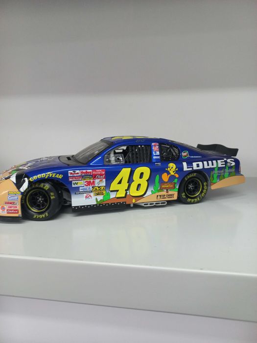 carro nascar 1/18 ASSINADO