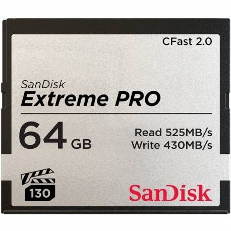 Sandisk Extreme PRO cFast 2.0 64gb + leitor