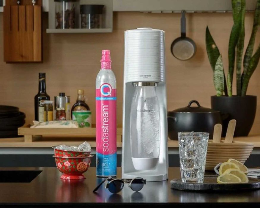 Saturator SodaStream Biały + 3 Butelki + Nabój CO2 Zestaw WYSYŁKA 24H