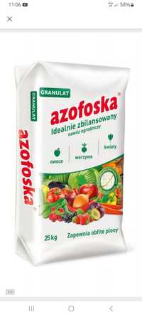 Nawoz agrofoska 25kg