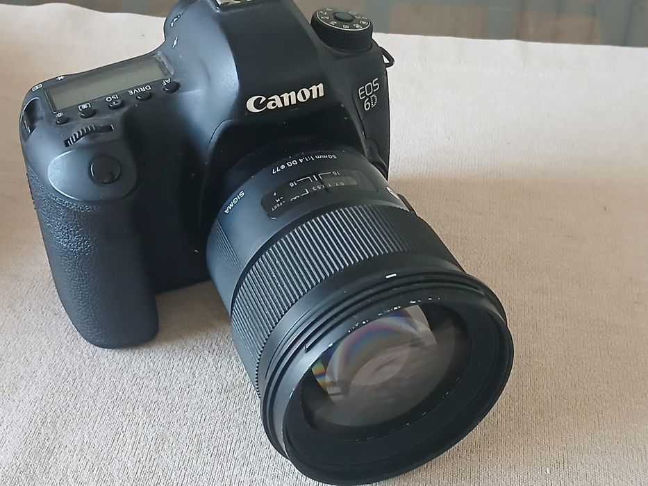Canon 6D + 50mm F1.4 + 70-200mm F2.8 + Flash + Carregador + Bateria