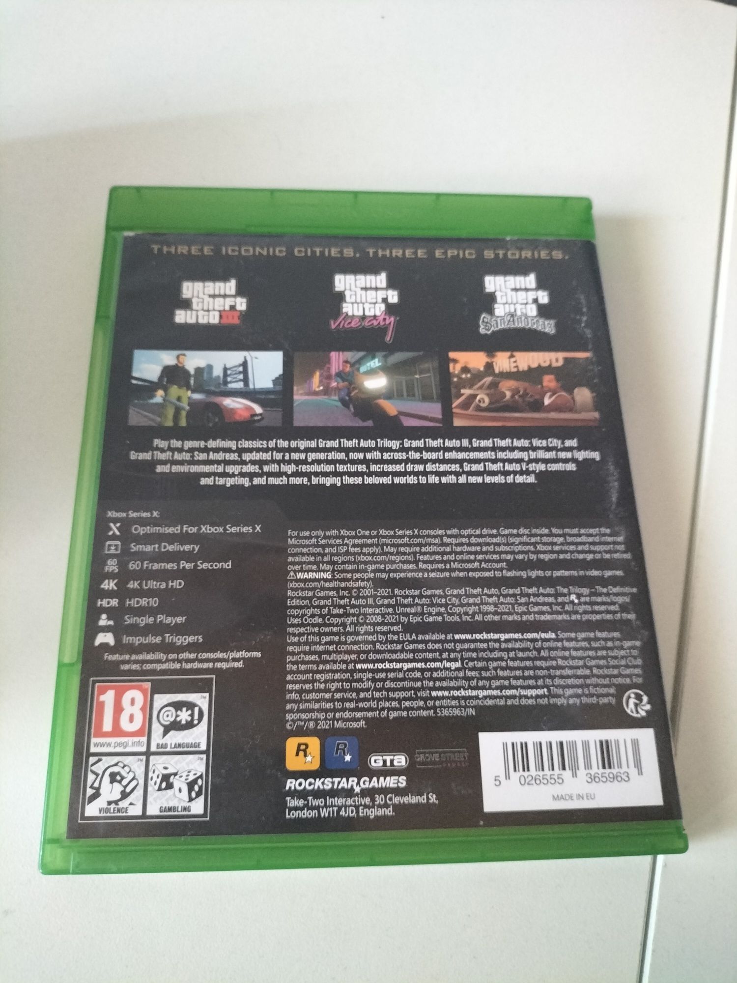 GTA Trylogia Xbox one