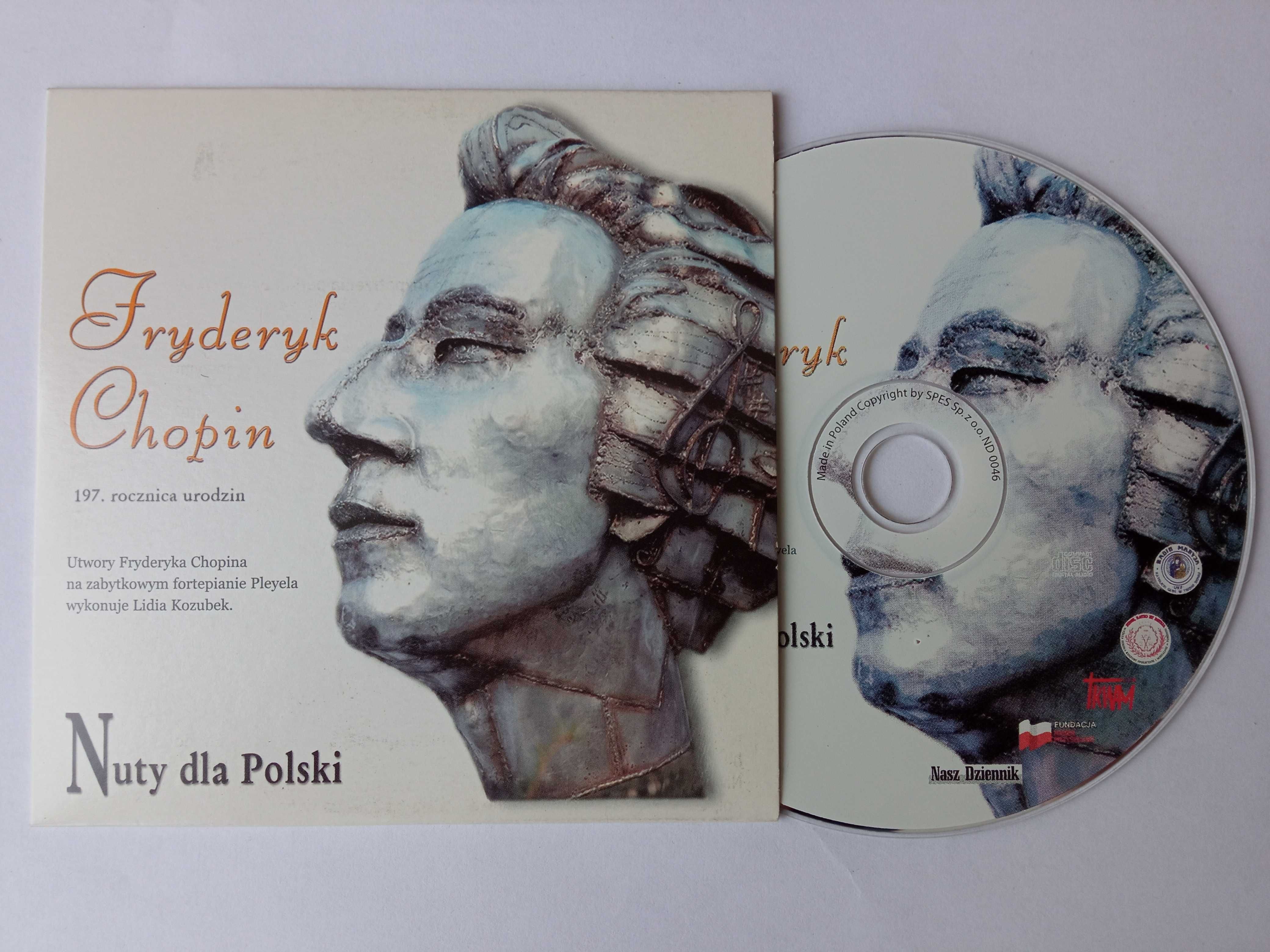 Nuty dla Polski Fryderyk Chopin Płyta CD z muzyką klasyczną