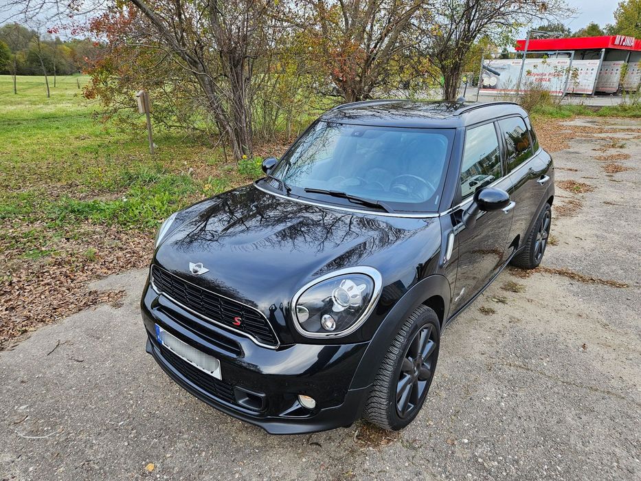 MINI Countryman Piękny Mini Countryman S Turbo All4 4x4 R60 czarny super stan koła 18"