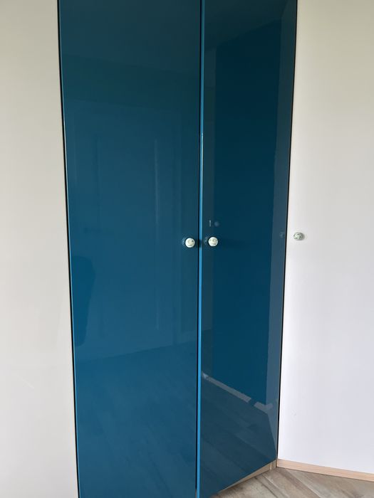 Drzwi PAX turkus Fardal 50x236 7 sztuk jak Nowe IKEA fronty