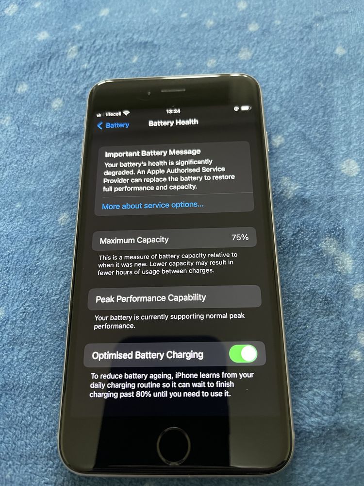 Iphone 6 plus S 64GB original 75% цілосності батареї