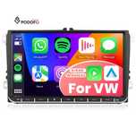 Rádio 9 Polegadas Seat Skoda  Volkswagen 4/64GB Carplay GPS wifi BT