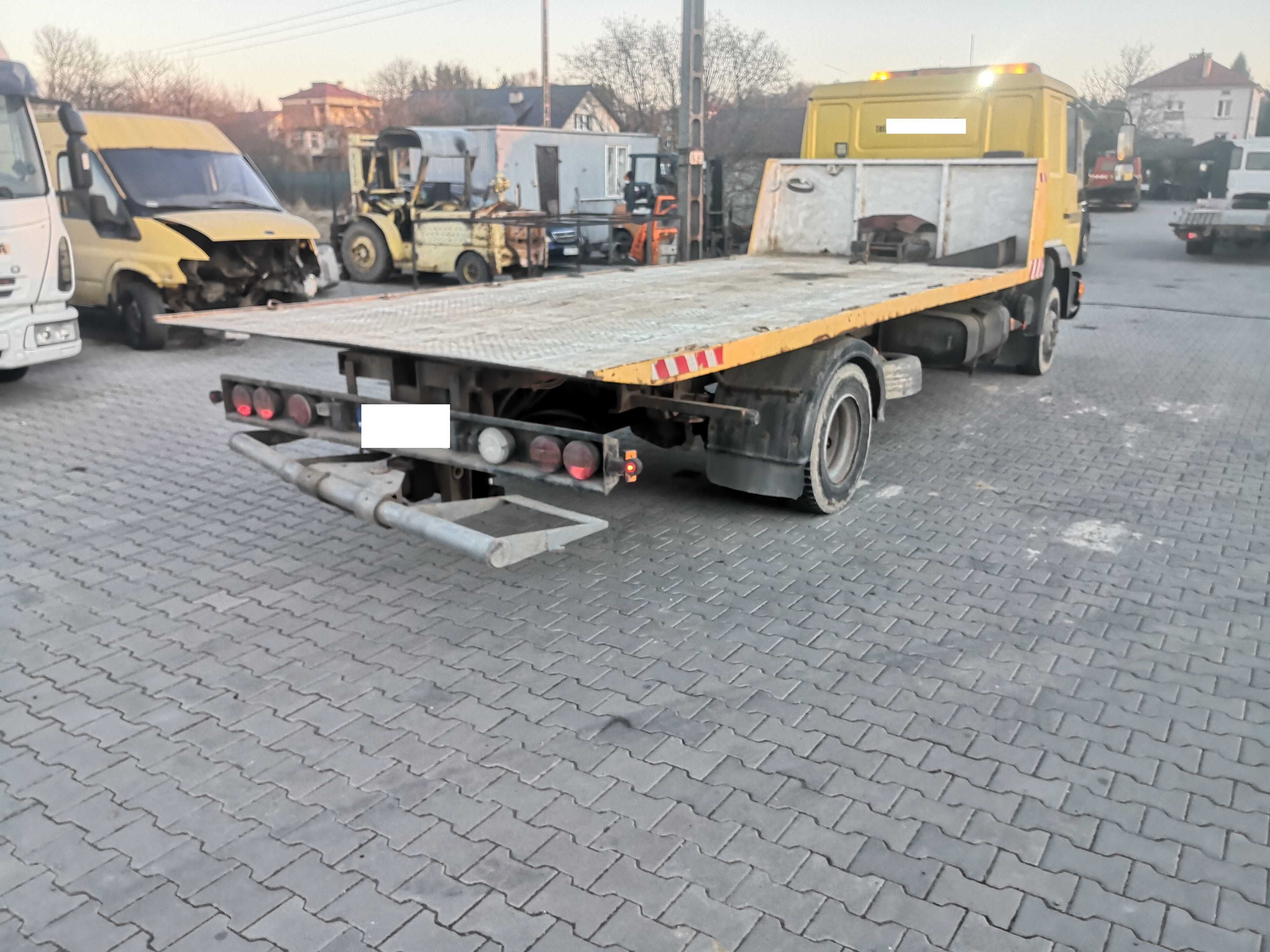 LAWETA man 10.16 płyta hydr. z widelcem  AUTOLAWETA POMOC DROGOWA
