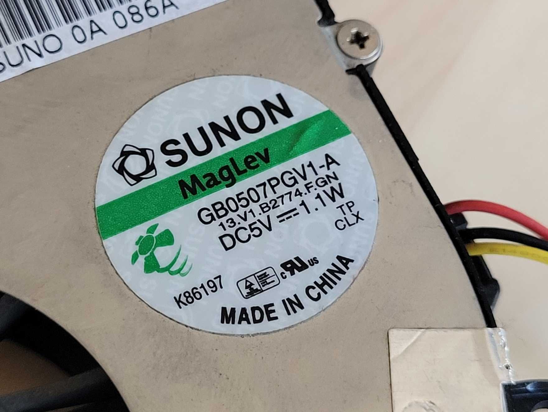 wentylator turbina laptop SUNON MAGLEV GB0507PGV1-A