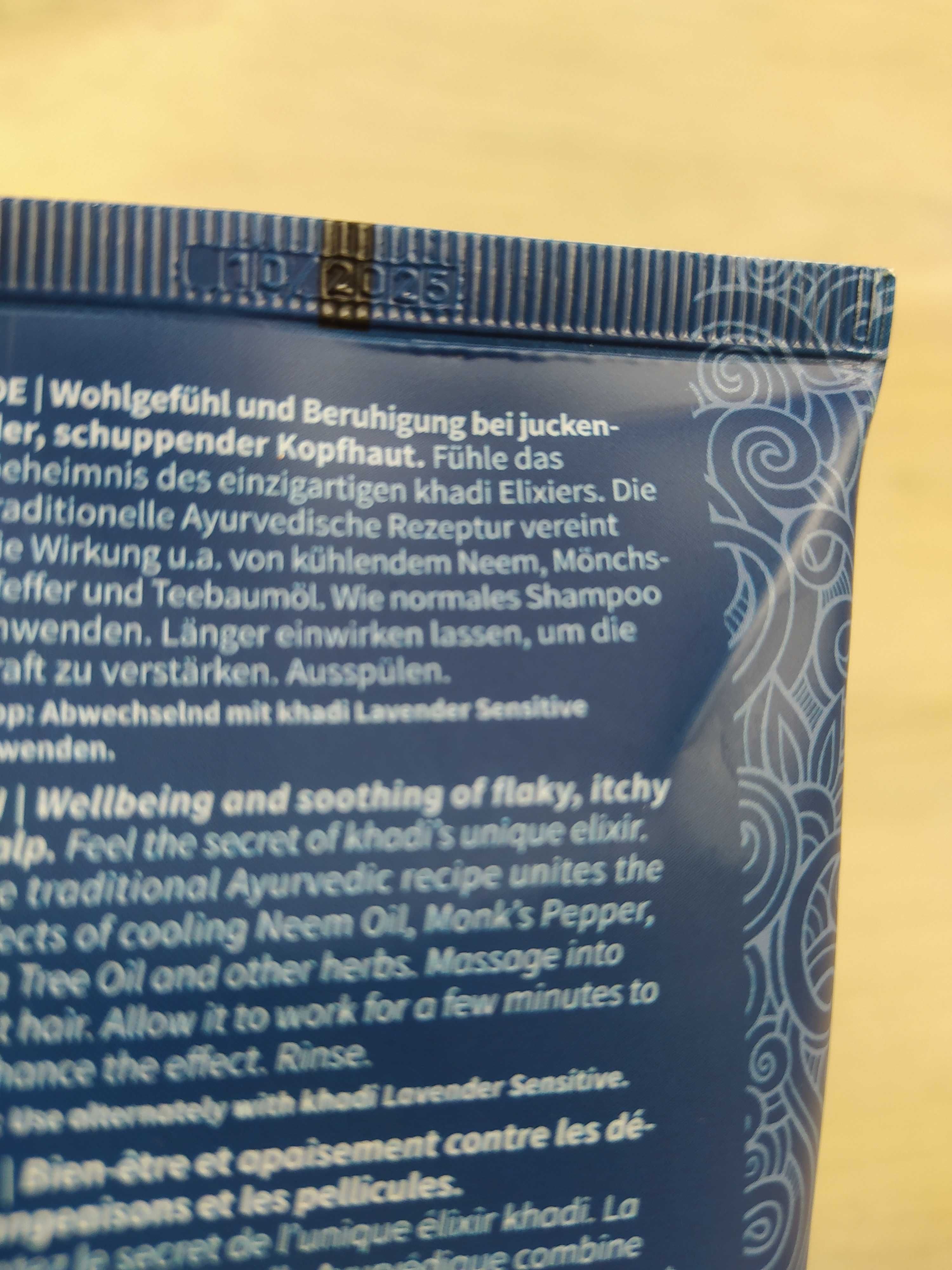 khadi NEEM BALANCE Szampon ajurwedyjski Przeciwłupieżowy 200 ml
