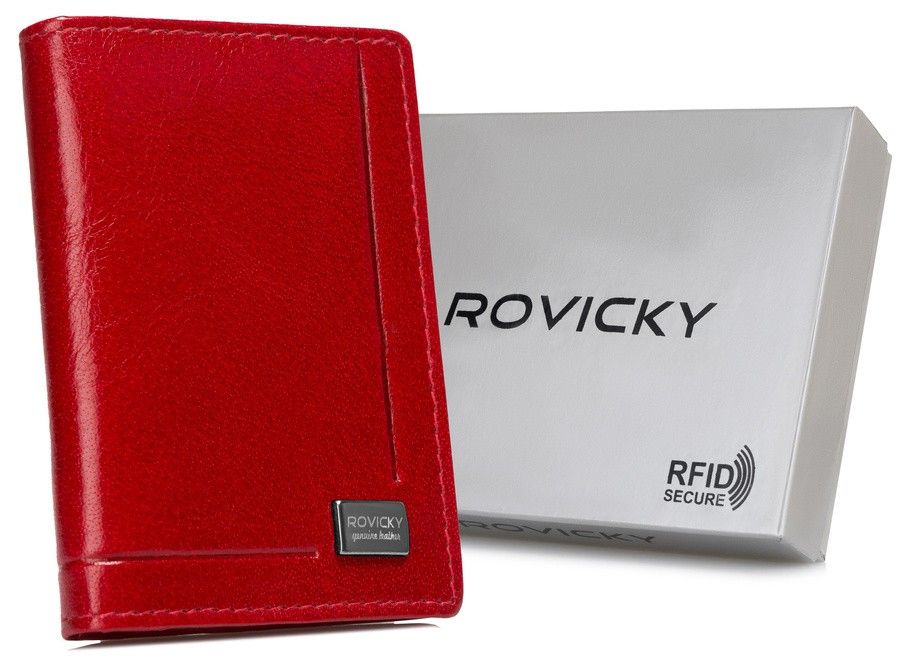 skórzane etui na karty i dokumenty - rovicky