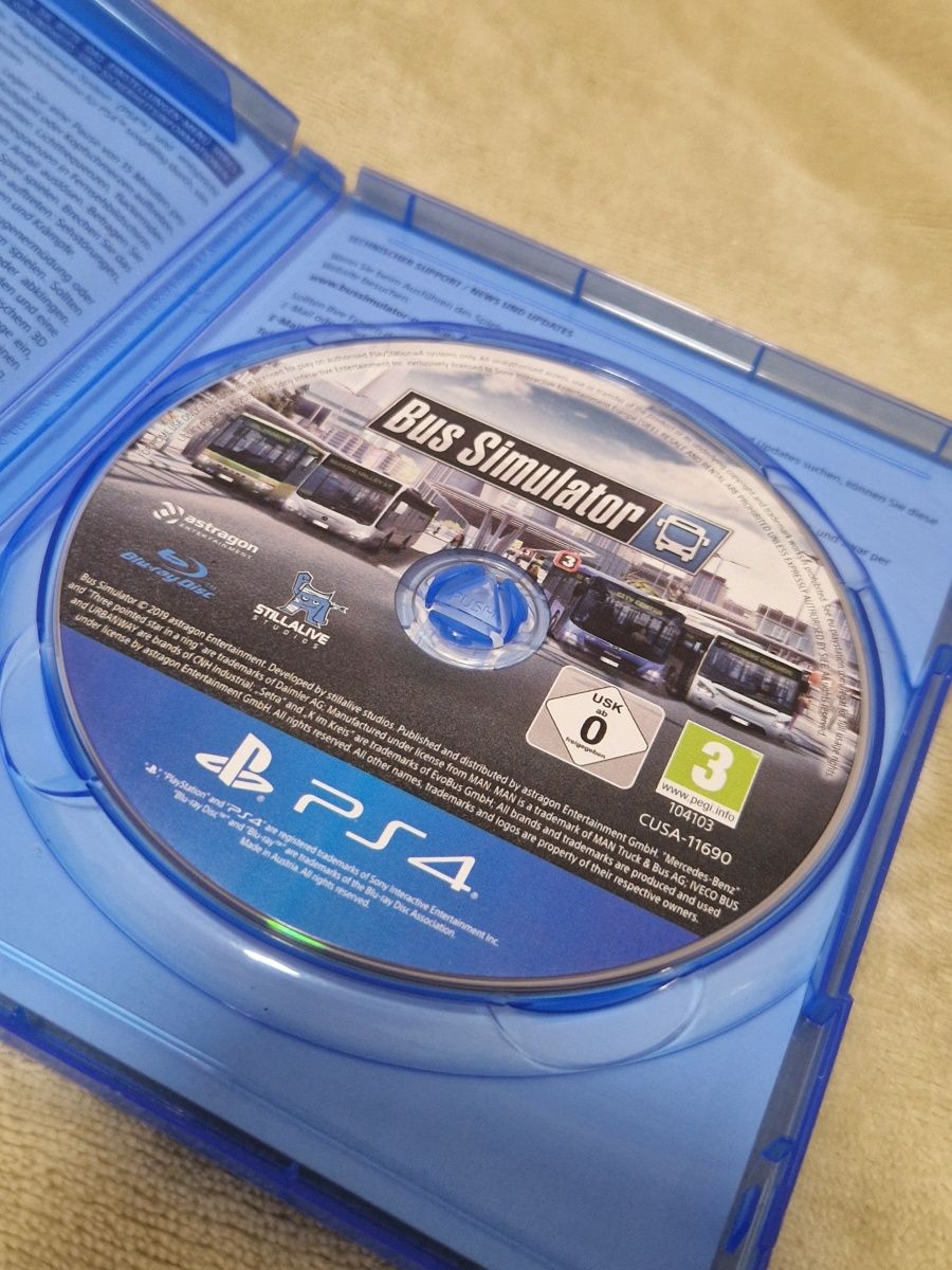 Gra Bus Simulator PS4 niemiecka wersja językowa
