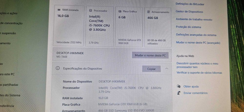 Computador Gaming + Monitor AOC G2460pf 144Hz