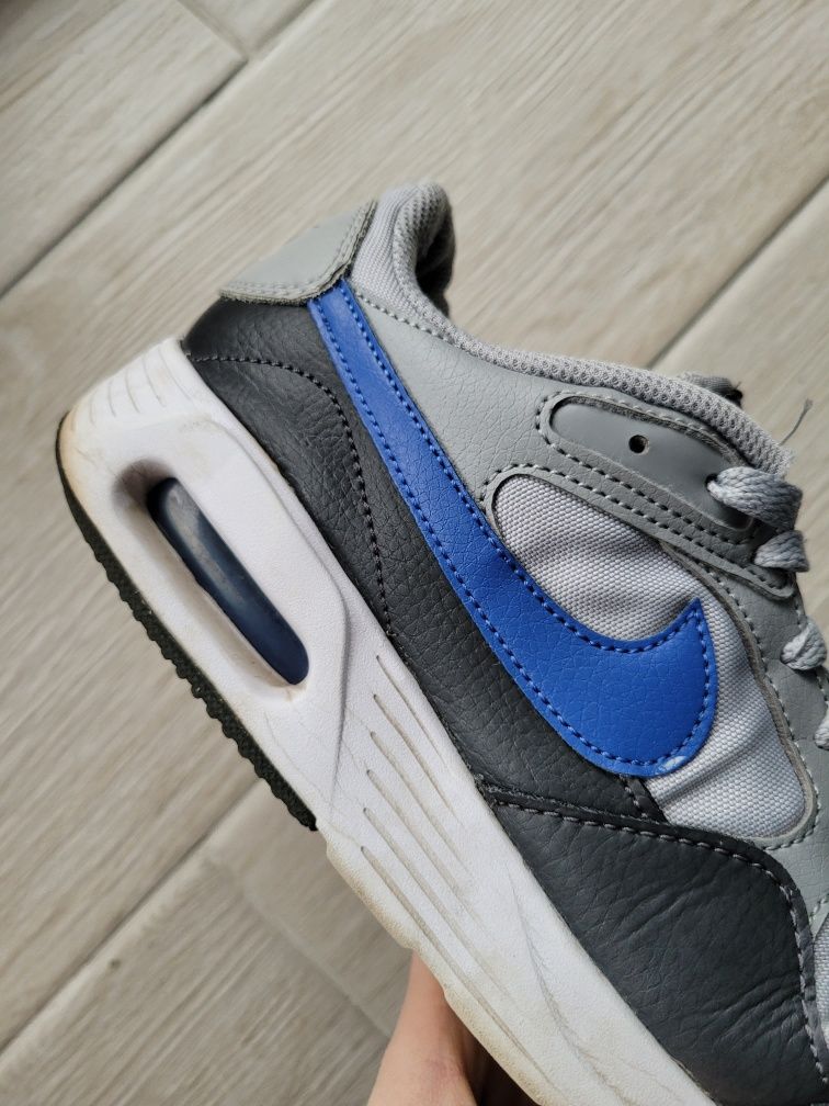 Szaro czarne męskie buty do kostek na wiązanie Nike Air Max SC 40