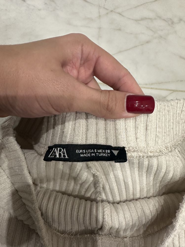 Штани в рубчик ZARA, трикотажні брюки
